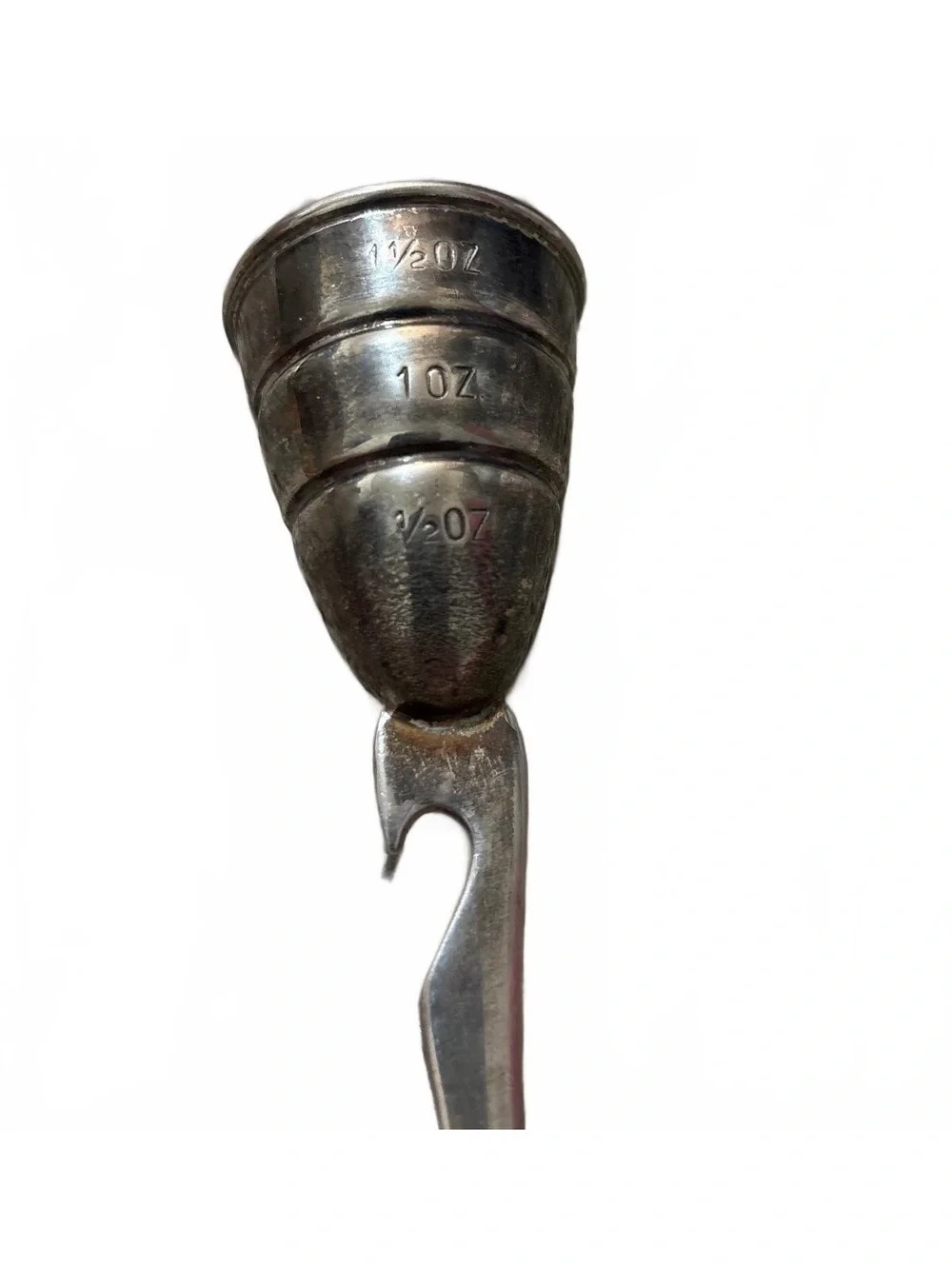 Vintage Napier 3-in-1 Bar Tool Art Deco Jigger Bottle Opener Spoon Pat Pend